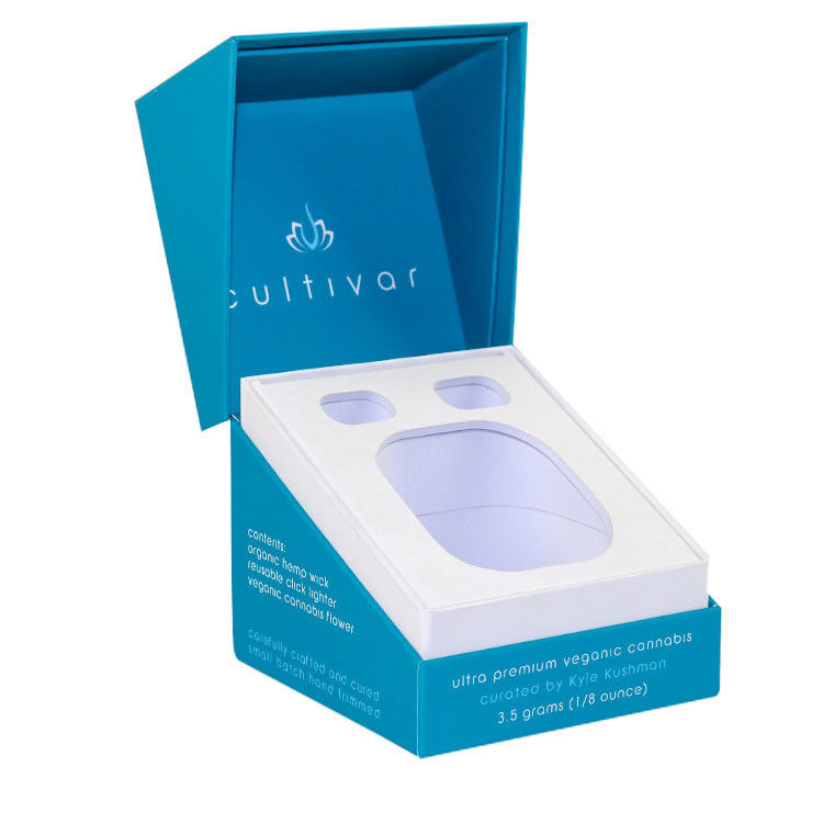 Custom Rigid Candle Boxes with Flaps & Cardboard Insert