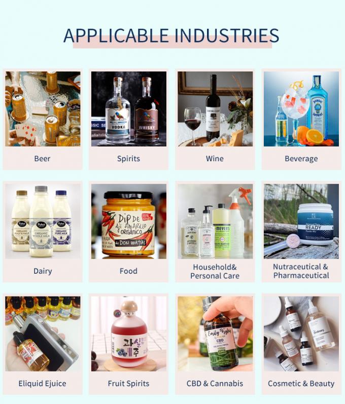 Self Adhesive Bottle Custom Label Stickers Color Printed For Honey Jar 2