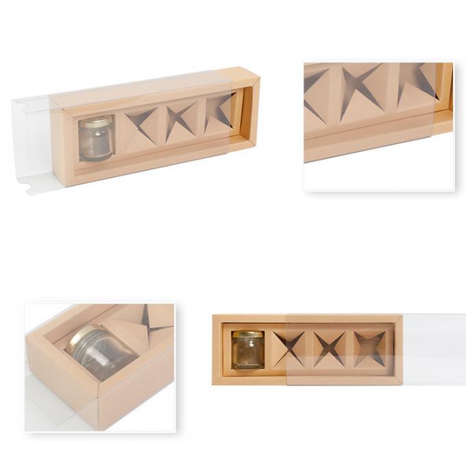 2 4 Pack Honey Jar Gift Box With Window Custom Clear Sleeves 1