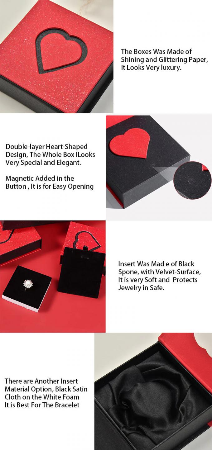 Custom Jewelry Packaging Box Engagement Ring Earring Gift Box 0