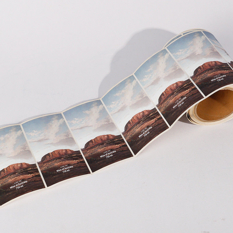 750ml Custom Beer Bottle Labels Roll Printing waterproof OEM ODM