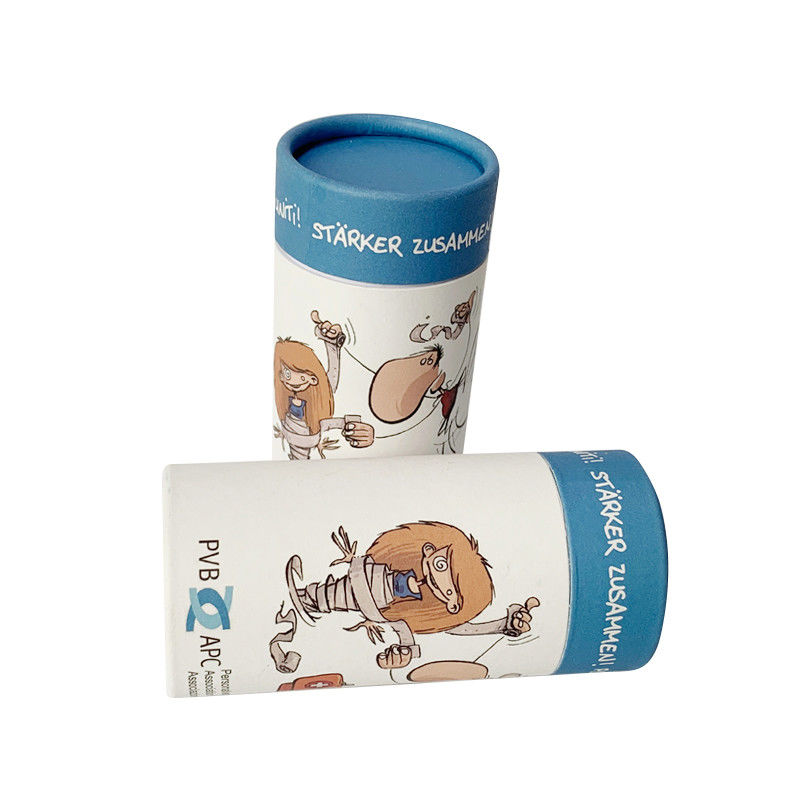 Retailing Paper Kids Towel Cardboard Tube Box Custom Printing