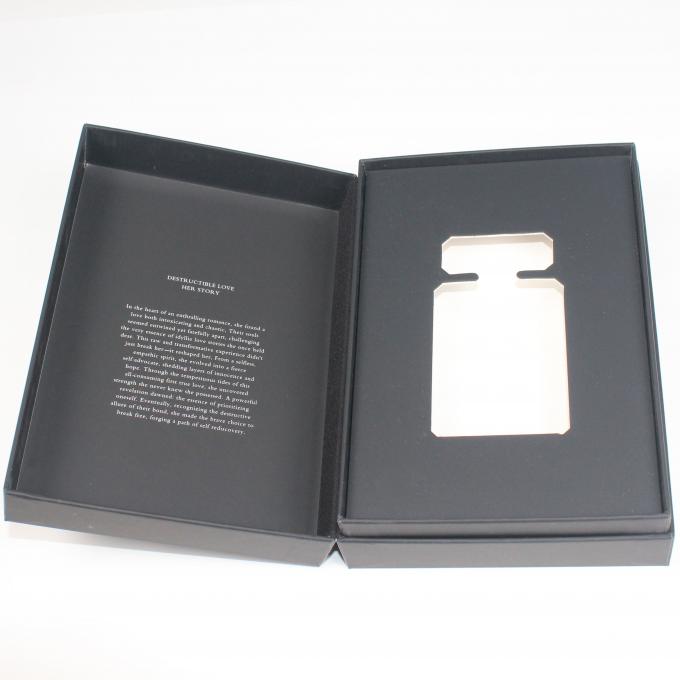 Empty Fragrance Subscription Box Black And White With Foil Stamping Logo 2