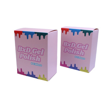 Custom Cute Design Gel Polish Boxes Packaging Beauty Product Packaging Wholesale 1