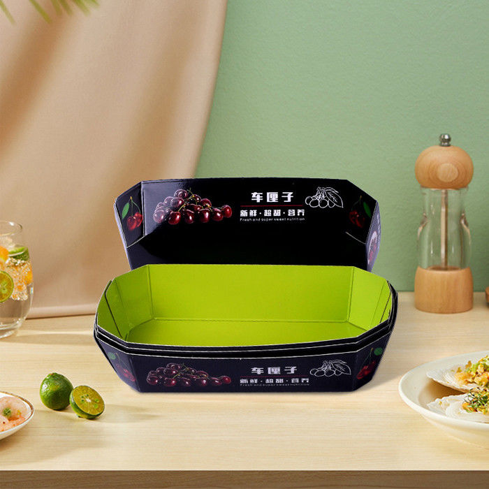 Bakery Corrugated Cardboard Box Trays Food Grade Custom Design