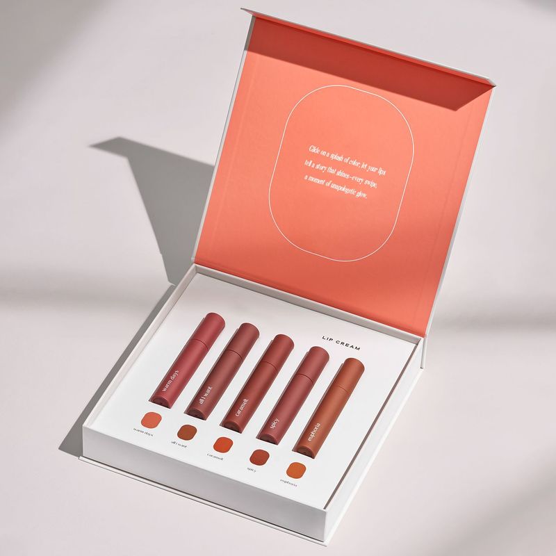 Custom Printed Lip Gloss Packaging Wholesale , Eco Friendly Lip Gloss Boxes With Logo