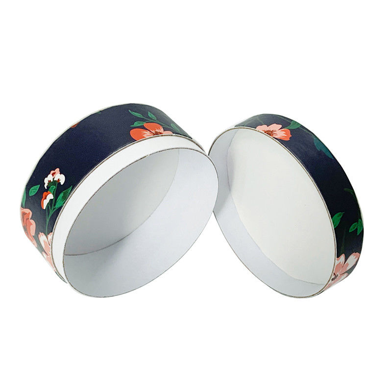 Custom Printed Round Paper Box With Lid