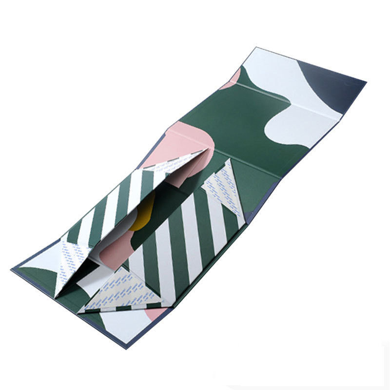 Personalized Gift Boxes Foldable With Magnetic Flap And Ribbon