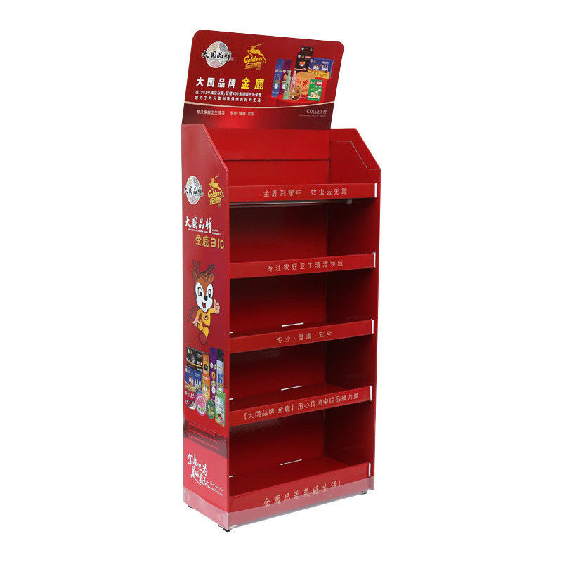 Corrugated Pop Up Cardboard Counter Display Merchandise Retail Pos Display Rack