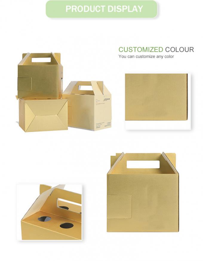 Cardboard Paper Stock Window Cake Box With Blister Paperboard 0