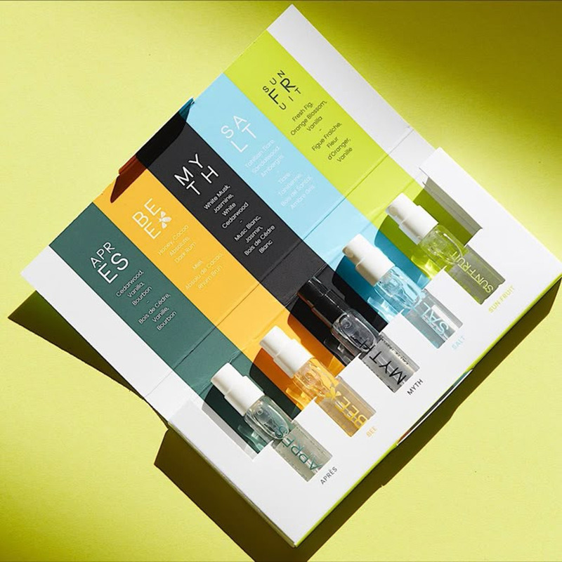 Handmade High-End Magnetic Perfume Packaging Box with Custom Logo and Clamshell Shape