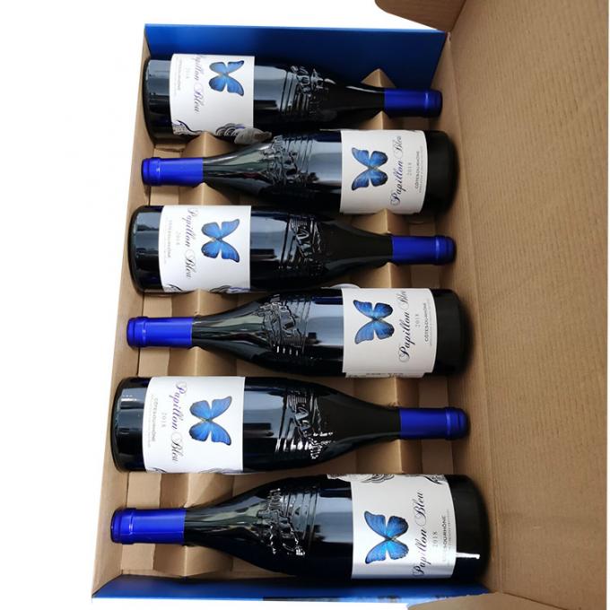 Heavy Duty Mailer Gift Boxes Printed Colorful Custom 6 Pack Wine 1