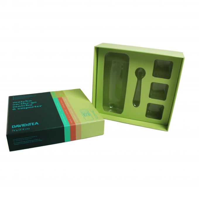 Handmade Paper Base And Lid Box With Custom Transparent Tray For Mailer Shipping 0