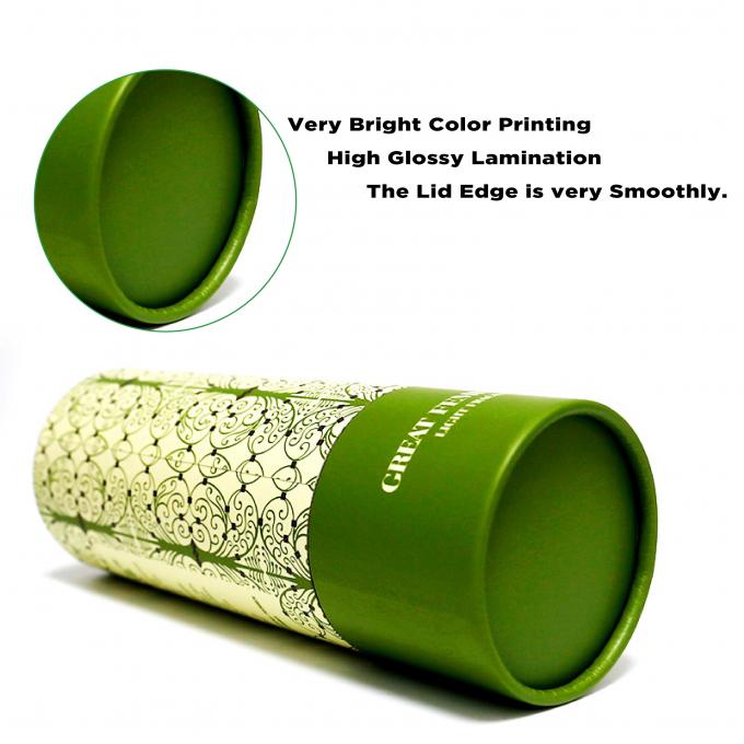 Colorful Printed Circle Cylinder Cardboard Round Box Containers For Light Fragrant Lamp 1