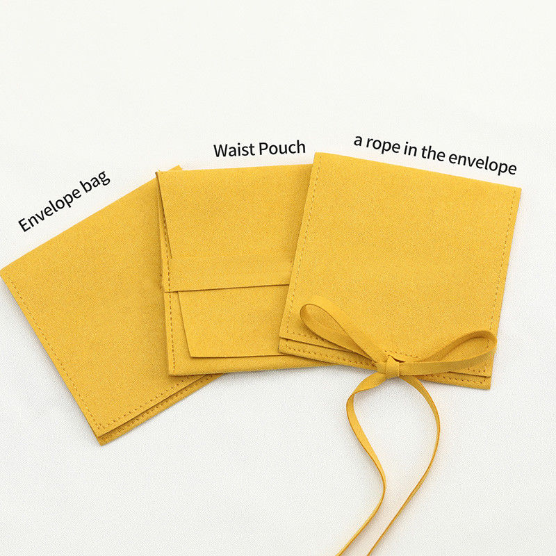 Earrings Gift Matte Small Velvet Jewelry Pouches Bags Cotton With Custom Logo