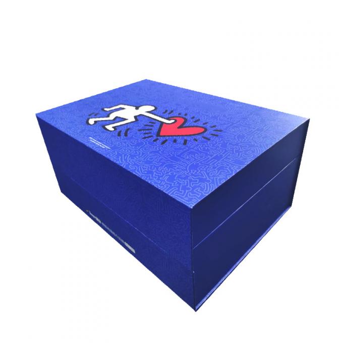 Blue Gift Paper Box Double Layer Personalized  Boxes For Custom Retail Packaging 1