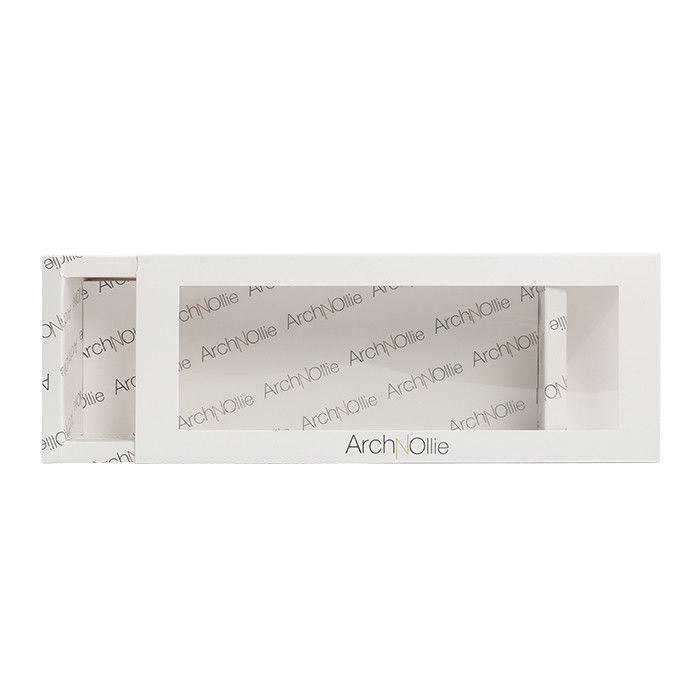 Cardboard Window Gift Boxes Custom White Box With EVA Foam Insert