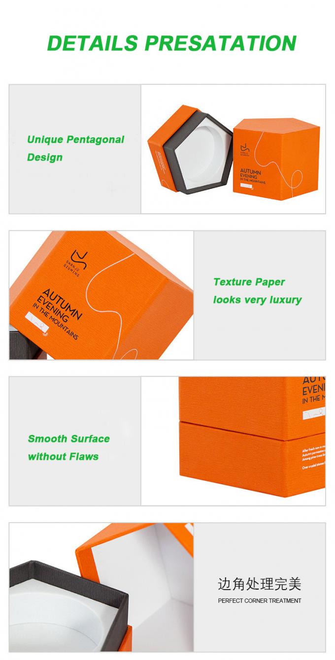 Irregular Creative Cardboard Box For Fragrance Lamp with Custom Design 0