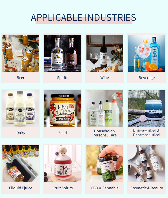 Heat Resistant Custom Label Stickers Roll Colorful Print For Daily Food 3