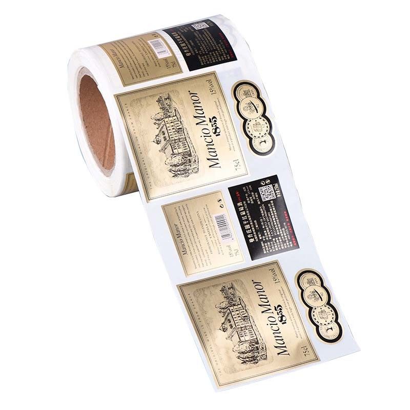 Personalized Waterproof Wine Label Stickers For 750ml Bottles