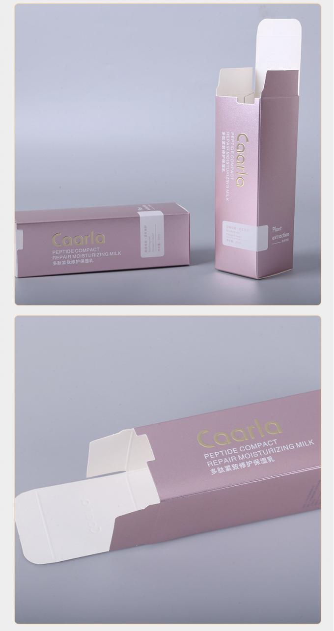 Unique Luxury Cosmetic Skincare Packaging Boxes With Rose Gold Color 2