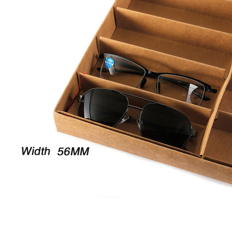 Eco Friendly 12 Pack Sunglass Display Packaging Box With Transparent Window Lid