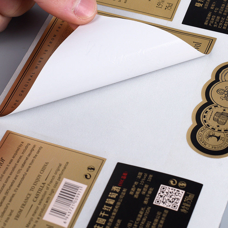 Personalized Waterproof Wine Label Stickers For 750ml Bottles