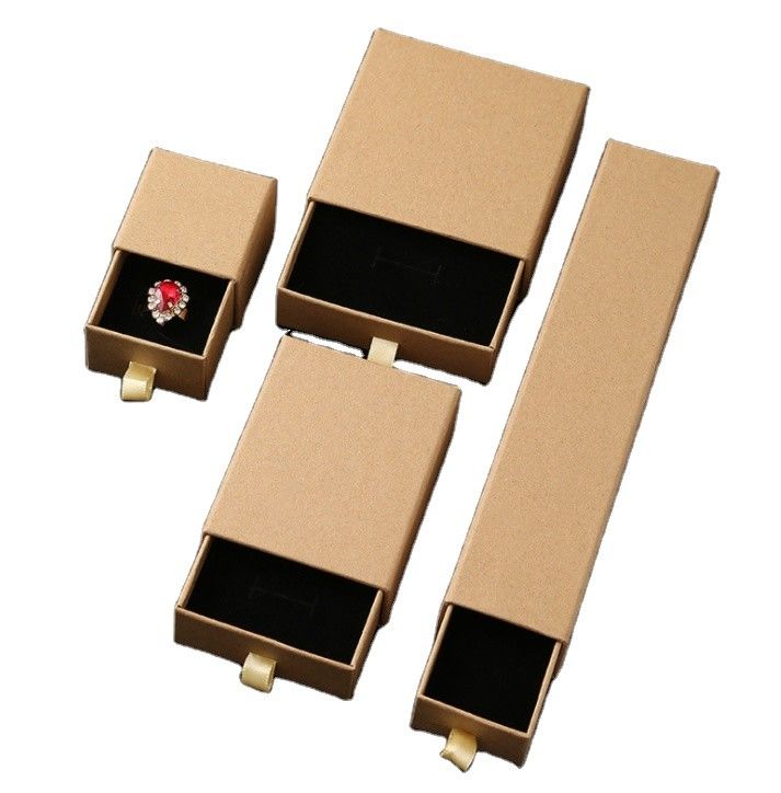 Eco Friendly Childrens Princess Earring Necklace Cardboard Gift Box For Proposal