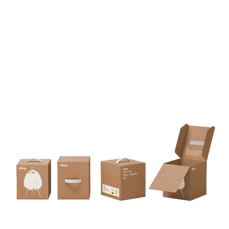 Sustainable Candle Eco Friendly Packaging Box Corrugated Kraft Box White Printing