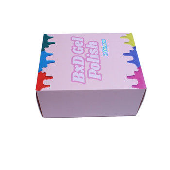 Custom Cute Design Gel Polish Boxes Packaging Beauty Product Packaging Wholesale