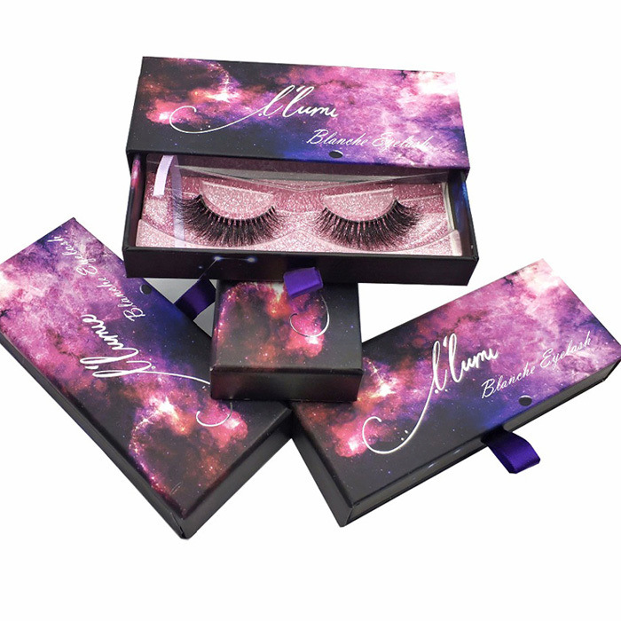 Wholesale Luxury Custom Logo Eyelash Packaging Box for False Eyelashes