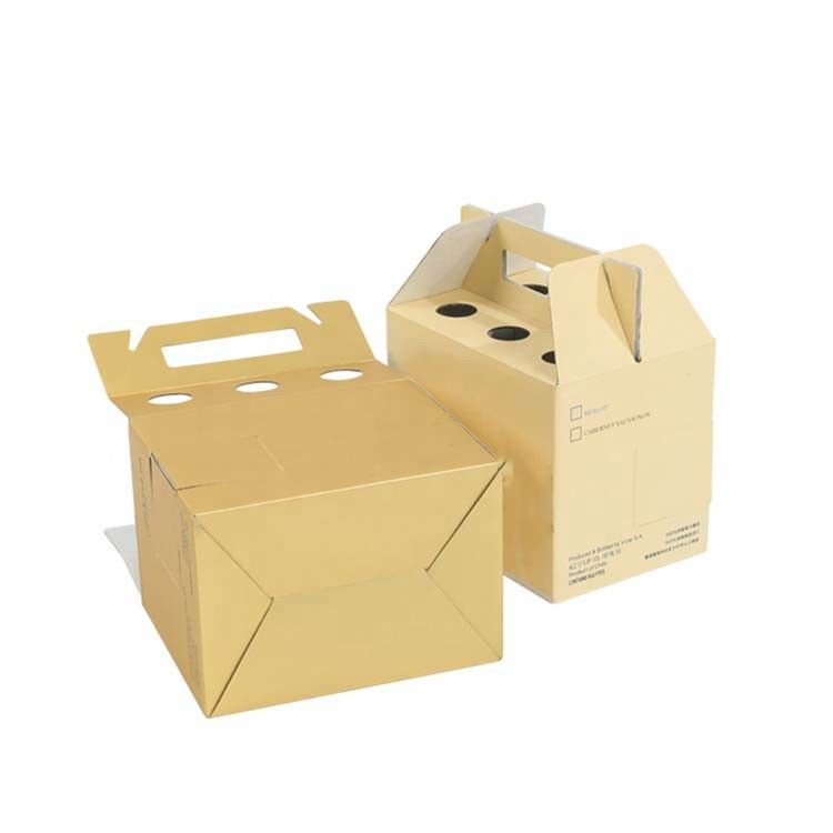 Cardboard Paper Stock Window Cake Box With Blister Paperboard
