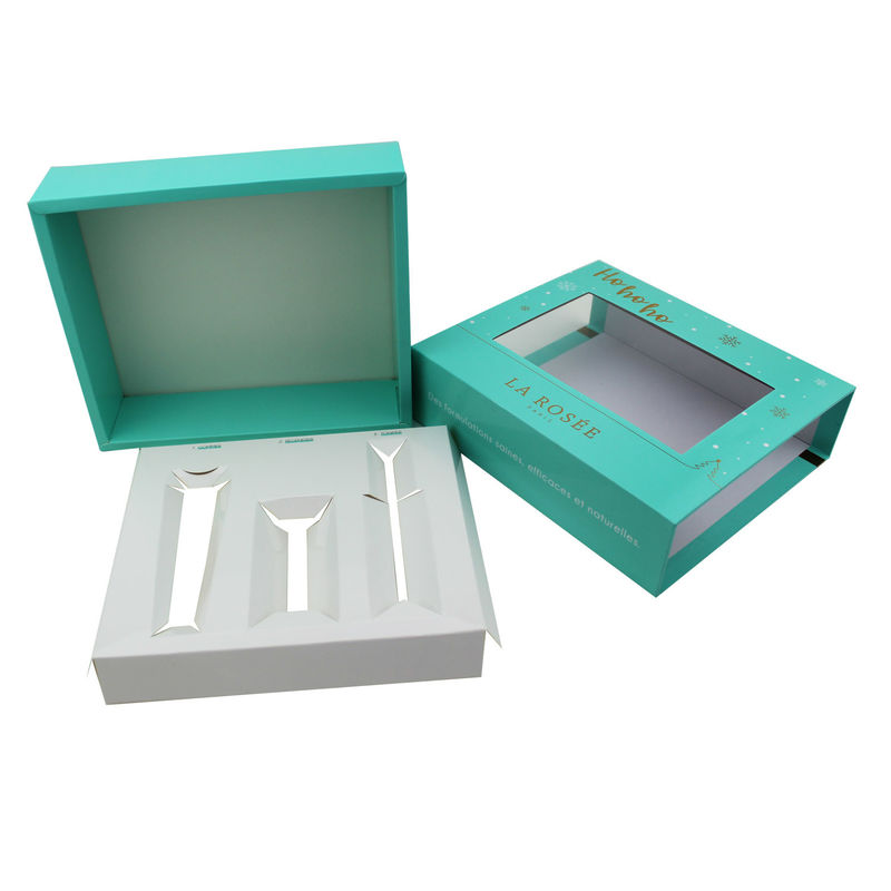 Custom Serum Packaging Gift Box For Cream , Sliding Packaging Box With Cardboard Insert