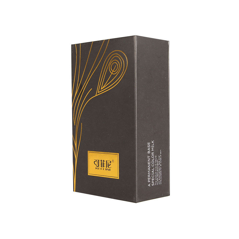 Luxury Black Perfume Packaging Box With Paperboard