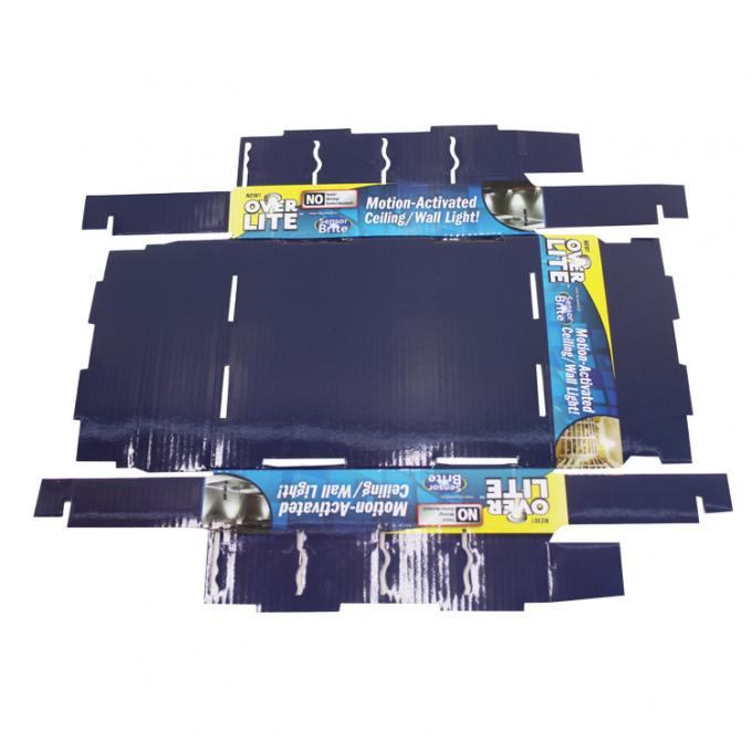 Corrugated Cardboard Trays With Custom Colorful Printed For LED Light 2