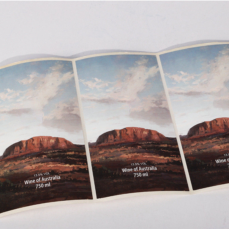 750ml Custom Beer Bottle Labels Roll Printing waterproof OEM ODM