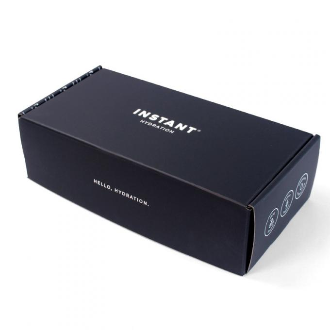 Order Black Cardboard Mailer Box Custom With Logo And Insert 1