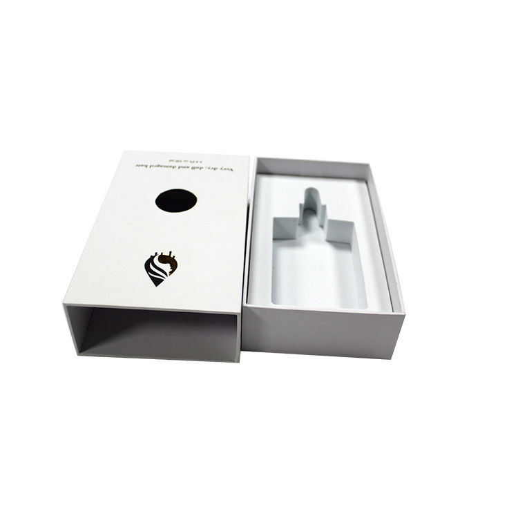 White Attar Bottle Box Perfume Case Bottle Packaging Parfum Beauty Box Custom