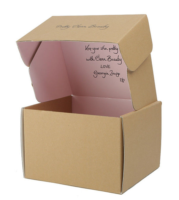Corrugated Cardboard Boxes With Double Side Printing Design For Shipping