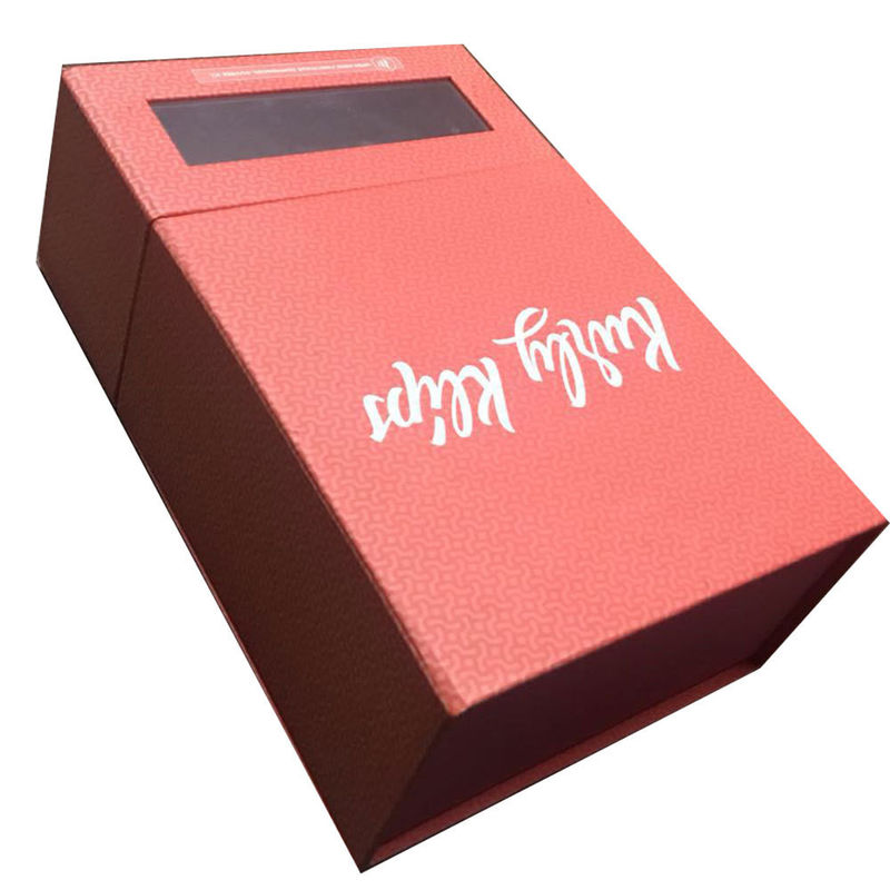 Red Magnetic Gift Boxes Unique Custom Cosmetic Jewelry Chocolate Box