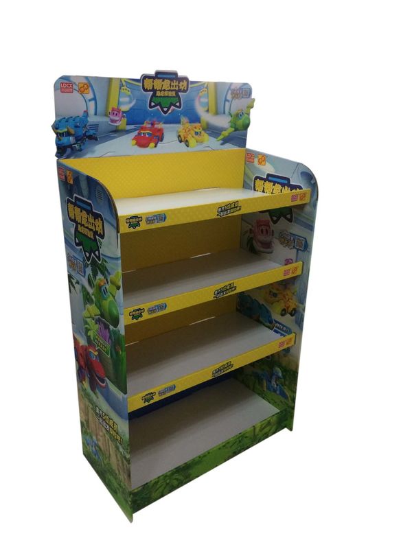 Advertising Cardboard Counter Display Flooring Racking POP Store Shelf Display