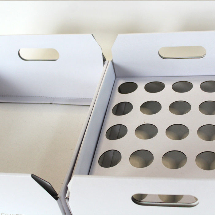 Custom Logo Cardboard Confetti Cone Holder Tray & Box