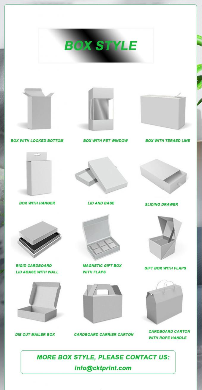Custom Empty Packing Boxes with logo White Carton Box All Kinds Of Product Display Boxes 9