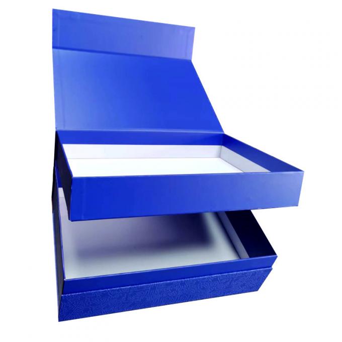 Blue Gift Paper Box Double Layer Personalized  Boxes For Custom Retail Packaging 4