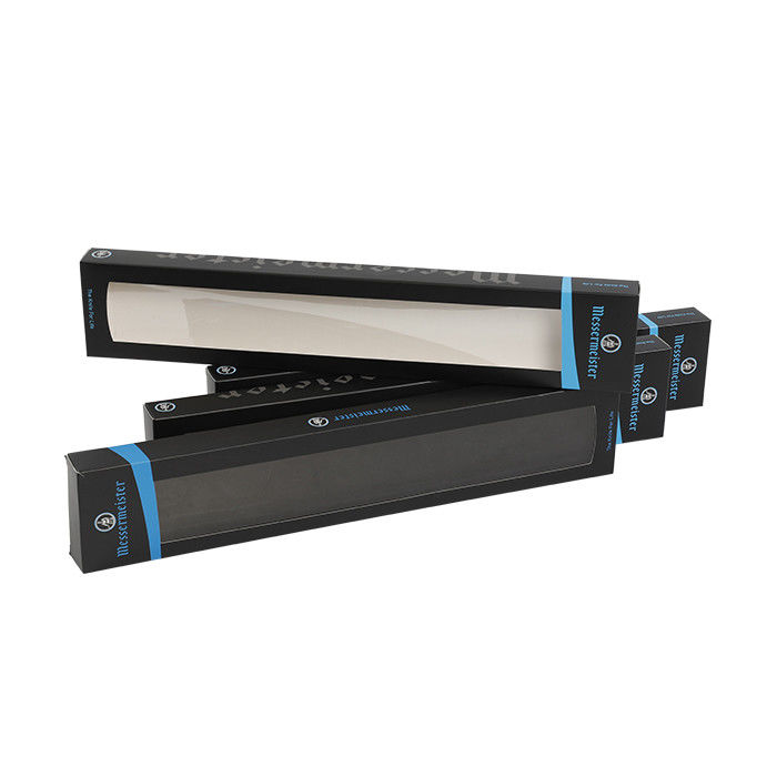 Custom Knife Packaging Box Made Recyled Paperboard Flocking