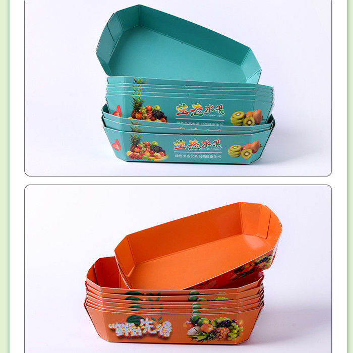 Bakery Corrugated Cardboard Box Trays Food Grade Custom Design
