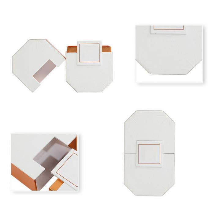 Fashion Orange Perfume Packaging Box Custom UV Coating Surface 1