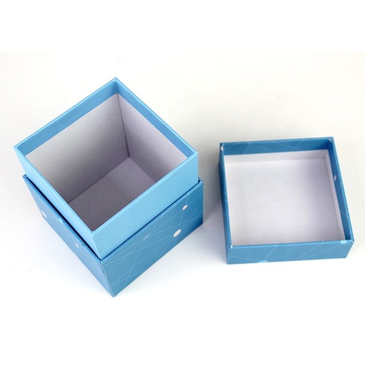 Custom Recyclable Cardboard Gift Box With Lid , Deep Square Cardboard Box With Lid 10x10 Inch