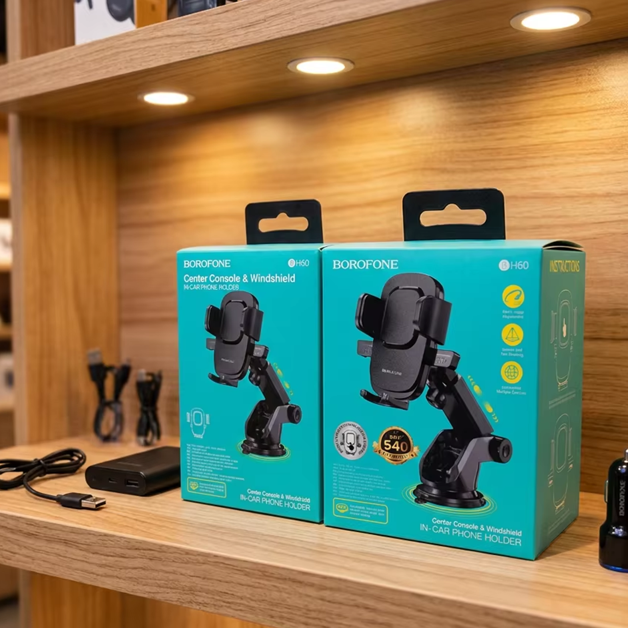 Custom Printed Retail Boxes for Car Phone Holders | Tech Accessory Packaging