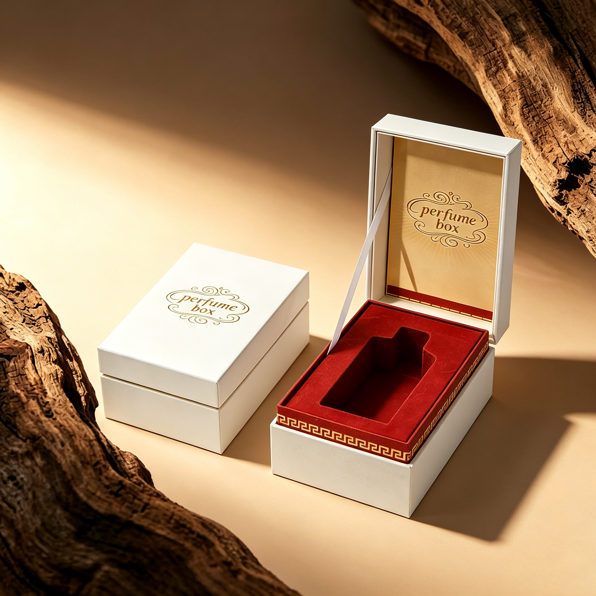 Luxury Magnetic Closure Perfume Gift Boxes with Velvet Insert | Custom Premium Fragrance Packaging